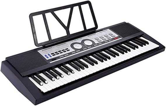 Electronic Piano, Music Academy Electronic Keyboard, Digital Piano, 61 Keys, Portable Keyboard, Suitable for Arrangement Color : Black, Size: 37.2 x 13.3 x 4.6 inches 94.6 x 33.8 x 11.8