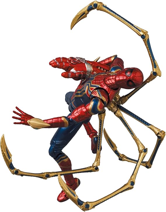 Medicom Toy MAFEX No. 307 MAFEX IRON SPIDER Iron Spider Endgame Ver. RENEWAL Version, Total Height Approx. 5.7 inches 145 mm, Non-scale, Pre-painted Action Figure