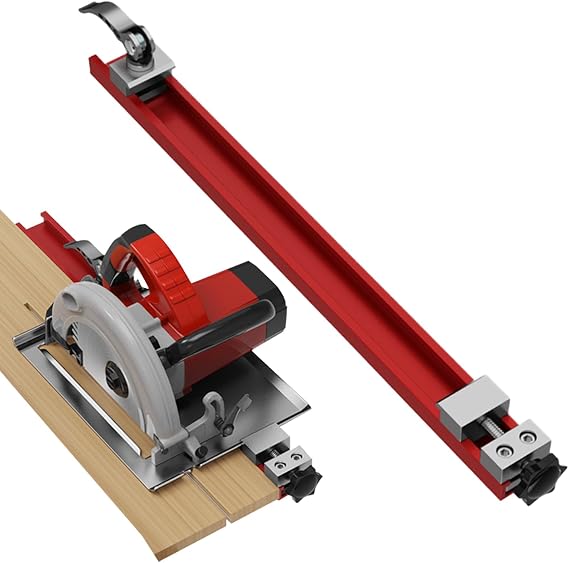 Adjustable Saw Guide, Track For Circular Saw, Aluminum Alloy Precision Jig Attachment Cutting Machine Base Guide For Woodworking
