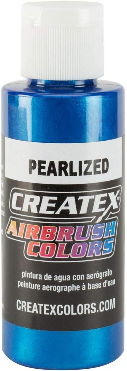 Createx Pearl Airbrush Paint, Pearl Blue, 2 Oz