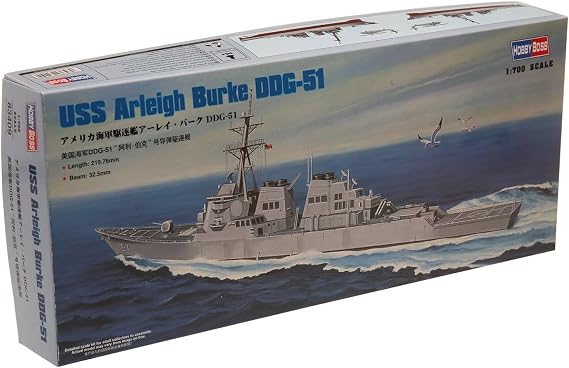 Hobby Boss USS Arleigh Burke DDG-51 Boat Model Building Kit