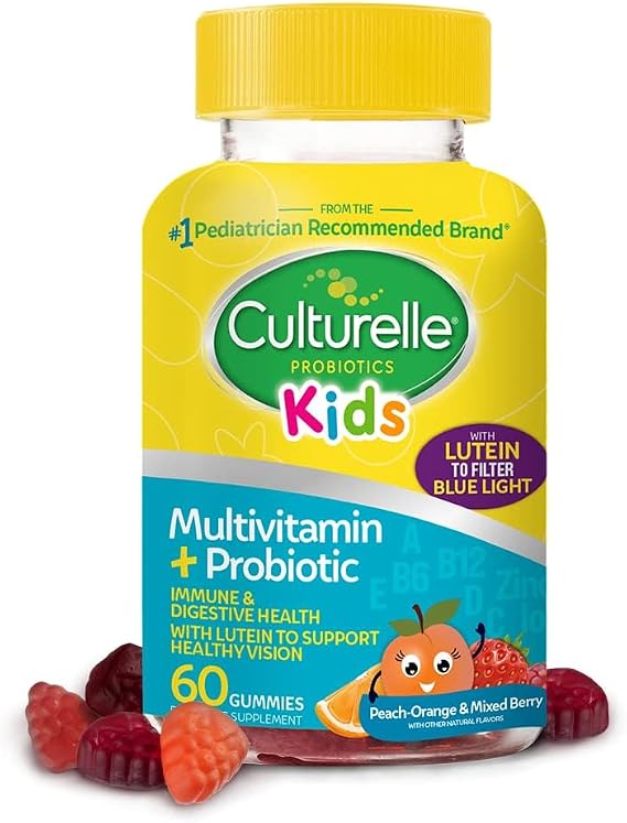 Culturelle Kids Multivitamin + Probiotic Gummies, Ages 2+, 90 Count