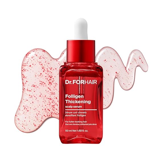 Dr.FORHAIR Folligen Thickening Scalp Serum 1.7 fl oz | Korean Scalp Care, Biotin Hair Growth Serum, Scalp Serum for Thinning Hair