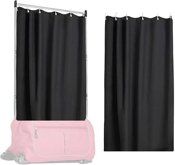 Privacy Curtain for Dance Bag, Portable Privacy Curtain Changing Room Screens Without Rack for Dancer Suitcase Partition Screens for Dancer (Black)