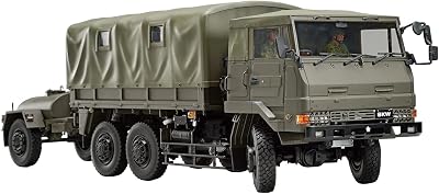 Aoshima Bunka Kyozai 135 Military Model Kit Series No.3 3 12t Truck SKW-476 wOutdoor Cookware No. 1 22 Modification & 1t Water Tank Trailer Plastic Model Molded Color
