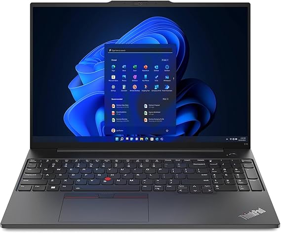 Lenovo ThinkPad E16 Gen 1 21JN003YUS 16" Notebook - WUXGA - 1920 x 1200 - Intel Core i5 13th Gen i5-1335U Deca-core (10 Core) 1.30 GHz - 16 GB Total RAM - 8 GB On-Board Memory - 256 GB SSD - Graphite