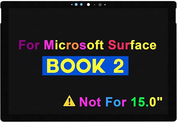 13.5" Screen Replacement for Microsoft Surface Book 2 1803 1806 1832 1834 1835 IPS 3000x2000 LCD Touch Display Panel Digitizer Assembly(Not for 15.0")