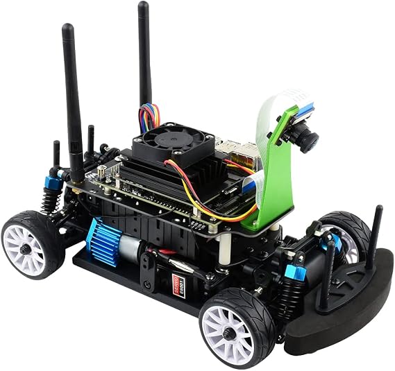 Waveshare JetRacer Pro AI Kit, High Speed AI Racing Robot Powered By Jetson Nano, Include Waveshare Jetson Nano Dev Kit 4GB (NOT Support Nano 2GB)