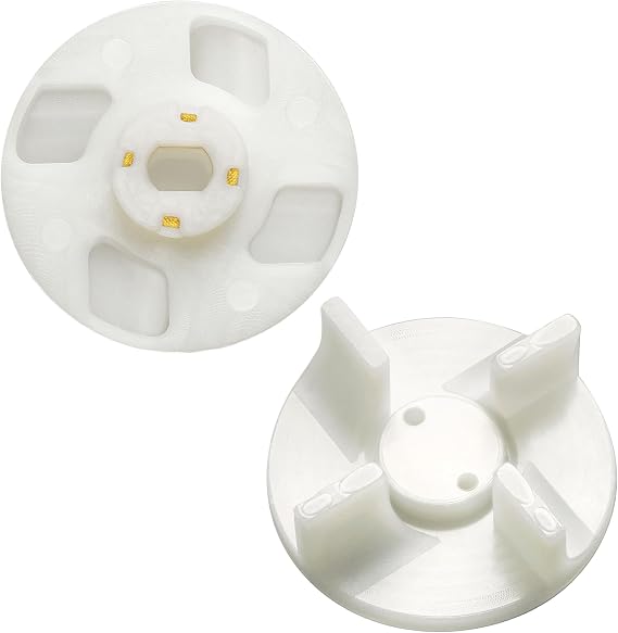Motor Coupler for Preethi Eco Twin, Eco Plus, Blue Leaf Mixers - Durable Replacement Part for Smooth Grinding & Blending 2 Pcs