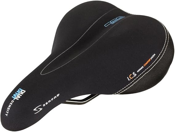 Serfas Dual Density Women's Bicycle Saddle Comfort with Lycra Cover