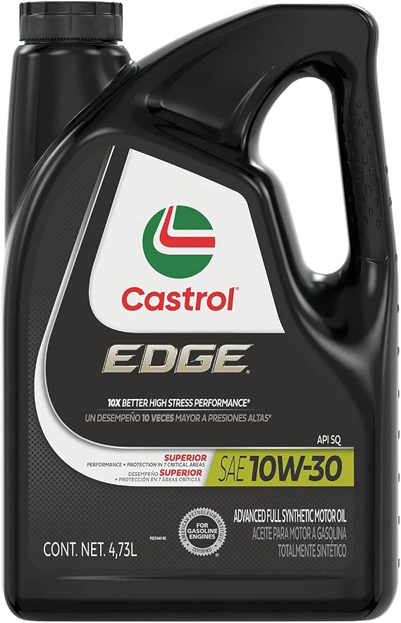 Castrol EDGE 10W-30 Advanced Full Synthetic Motor Oil, 5 Quarts