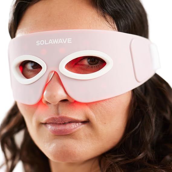 Solawave Red Light Eye Mask - LED with Amber, Red, Deep Red & Near-Infrared