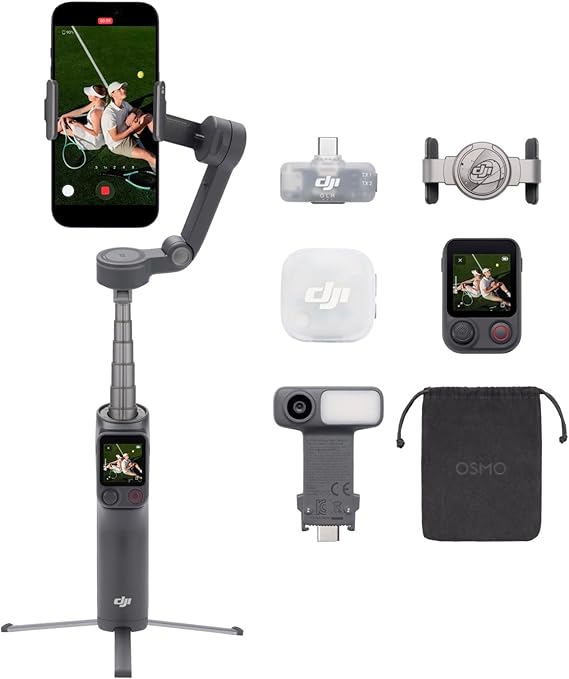 Osmo Mobile 8P+Mic Mini 2トランスミッター スマホジンバル ワイヤレスマイク