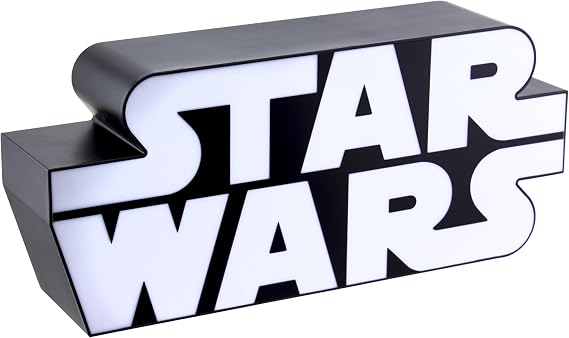 Paladone Star Wars Logo Light, Wall Mountable and Freestanding, Officially Licensed Disney Star Wars Merchandise - Star Wars Light Decor and Gifts for Men