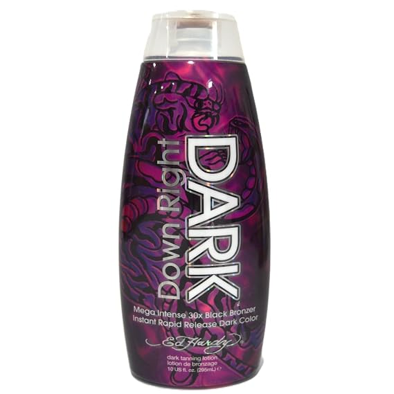 Ed Hardy DOWN RIGHT DARK Intense Black Bronzer - 10 oz.