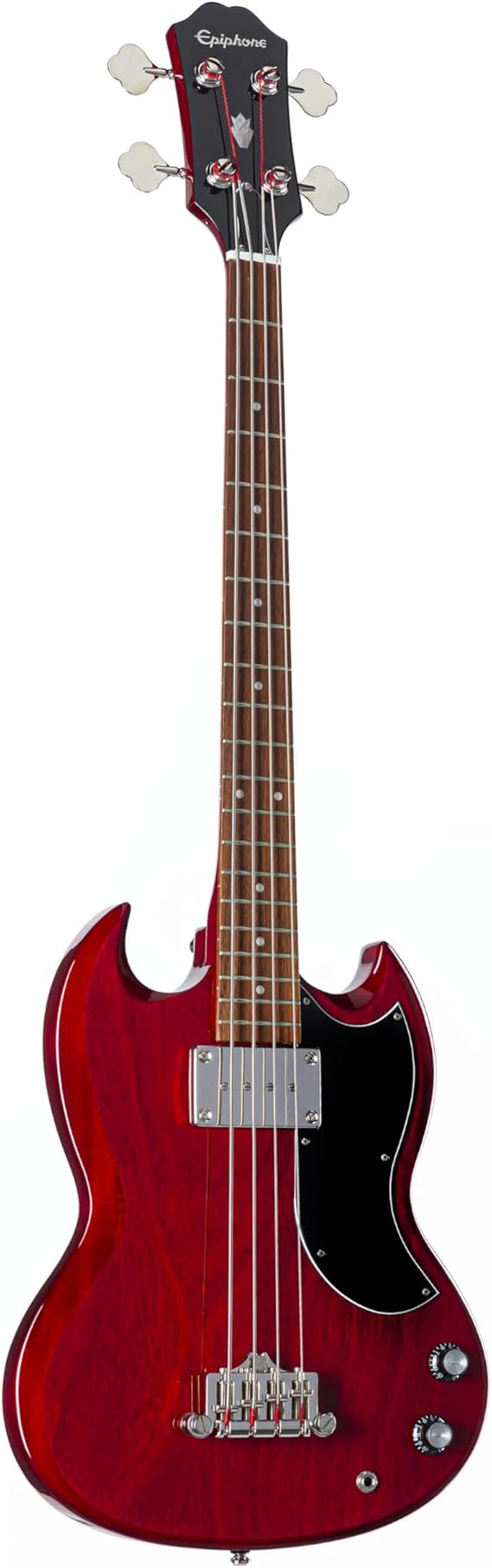 Epiphone SG Bass E1 Electric Bass Guitar, Cherry Red