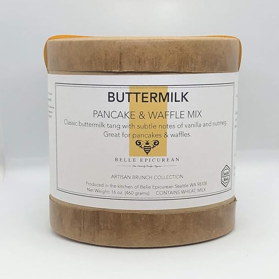 Buttermilk Pancake & Waffle Baking Mix, Belle Epicurean, 16 ounces