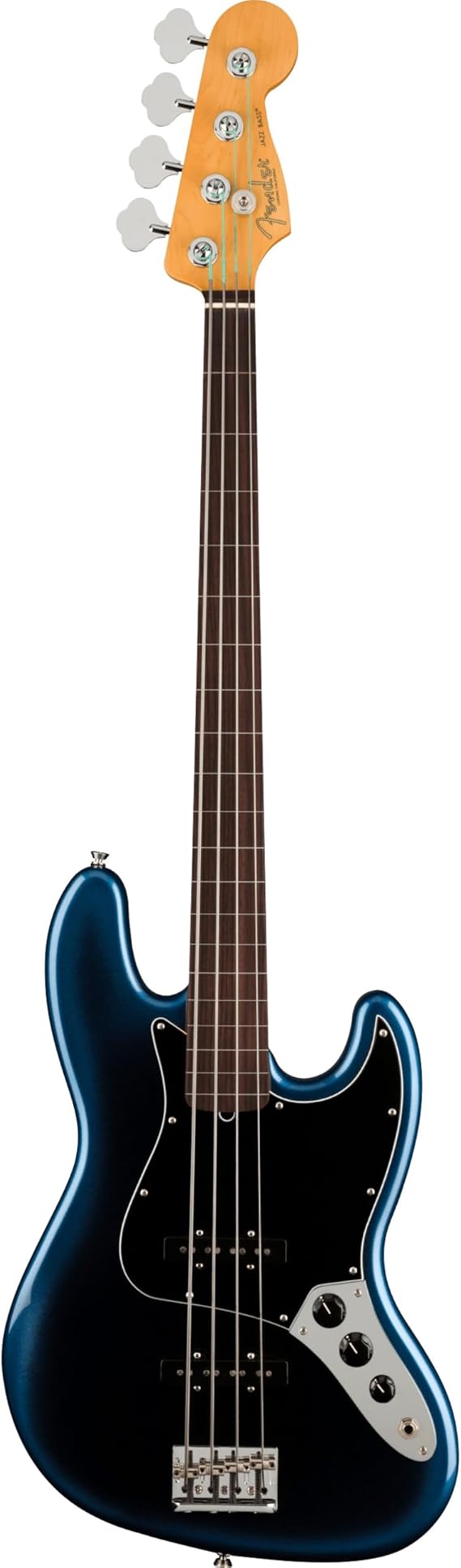 Fender American Professional II Jazz Bass, Dark Night, Fretless, Rosewood Fingerboard
