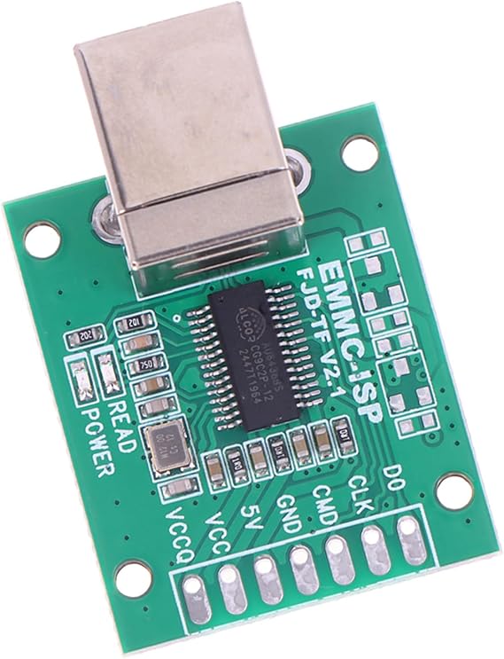 Portable EMMC ISP Programming Tool Quick Setup for Electronics Repair and Production, Factory Tested EMMC ISP Programming