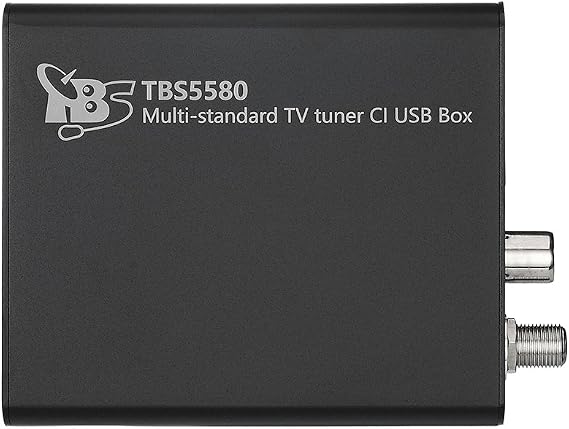 TBS5580 DVB-S2X/ S2/ S/ T2/ T/ C2/ C/ISDB-T Digital TV Tuner USB Box with CI Slot for Live TV/Window/Linux/HTPC/IPTV Server