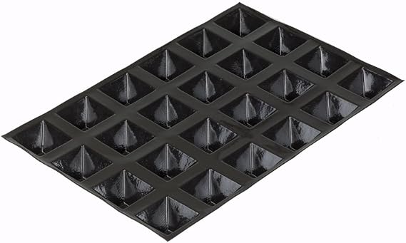 FP 1585 Flexipan 3-Ounce Pyramid Pan with 24 Molds