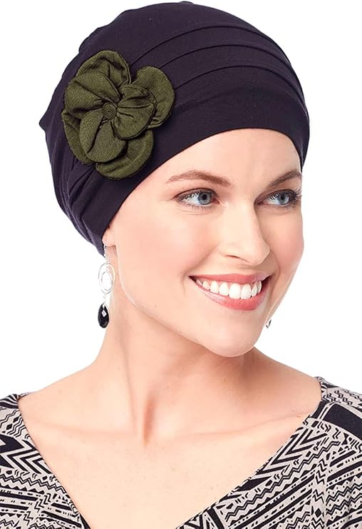 Cardani Hand Made Flower Pin - Hat Accessory in Bamboo