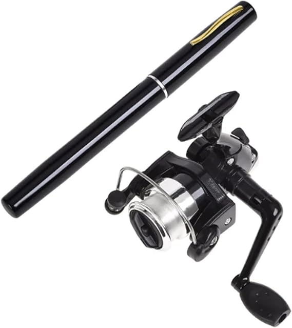 Mini Telescopic Pocket Pen Fishing Rod Pole + Reel Fishing Rod Reel Combo Set Rods for Accessories Rod &Reel Combos