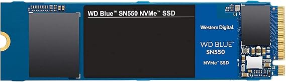 WDS100T2B0C WD Blue SN550 NVMe SSD1TB M.22280 PCIe Gen3 x4 NVMe 600TBW