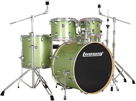 Ludwig Element Evolution 5-piece Drum Set with Hardware - Mint