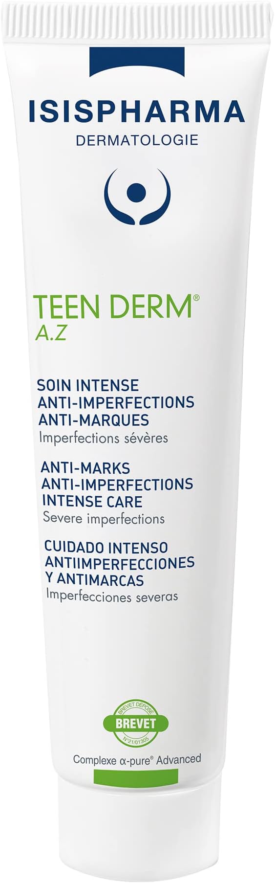 Isispharma Teen Derma AZ Oily and Combination Skin Acne Cream 30 ml