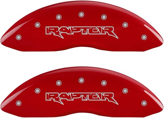 MGP Caliper Covers 10213SRPTRD Red Caliper Cover