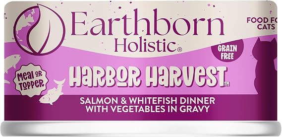 Earthborn Holistic Harbor Harvest Grain-Free Moist Cat Food 3 oz Can