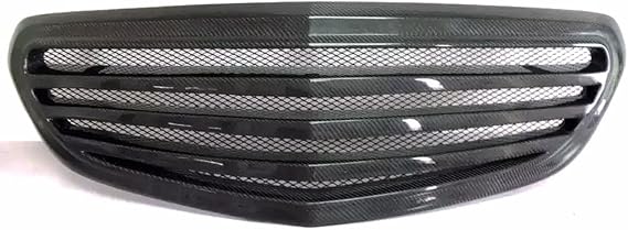 New Carbon Fiber Front Grille for Mercedes Benz E-Sedan W212 2013-2016 E200 E220 E250 E300 E350 E400 E500