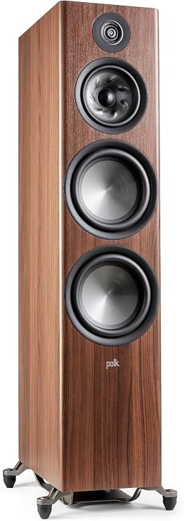 Polk Audio Reserve Series R700 Tower Speaker for Home Theater, Walnut Brown