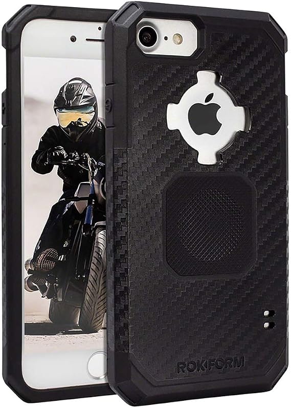 Rokform - iPhone SE (2nd generation)/8/7/6 Magnetic Case with Twist Lock, Military Grade Rugged iPhone Case Series (Black)