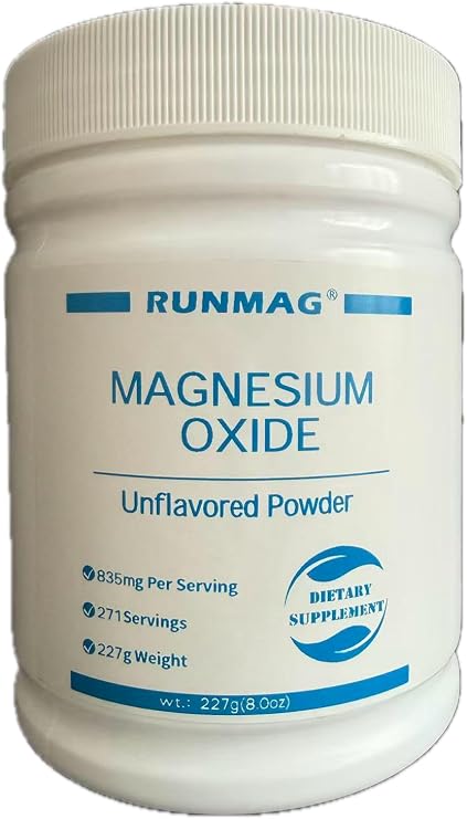 Pure Magnesium Oxide Food Grade Powder, 227g