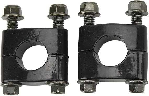 Universal Handlebar Riser Clamp 1 Pair 22mm Single Hole Mount for Motorcycle