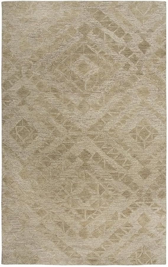 Rizzy Home Alora Decor Emerson 5' x 8' Diamond Brown/Gray/Rust/Blue Hand-Tufted Area Rug