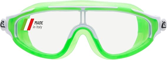 CRESSI Wide View Swim Mask for Kids Aged 2, 3, 4, 5, 6, 7 Years Old - Baloo Made in Italy