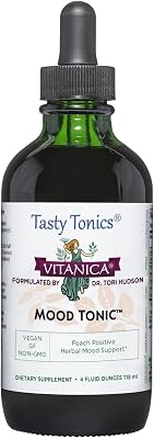 Vitanica Mood Tonic, Peach Positive Mood Support - 4 Ounce