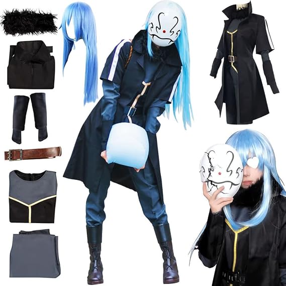Cosplay Costume Cosplay Outfit Black Uniform Anime Full Set Halloween
