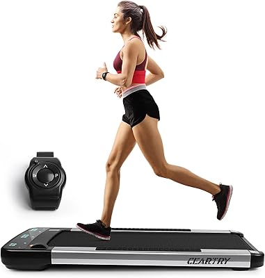 CEARTRY Walking Pad 300 lb Capacity, Desk Treadmill for Home Office, Protable Treadmill Under Desk, Walking Treadmills for Home, Quiet Walking Jogging Machine, Installation-Free