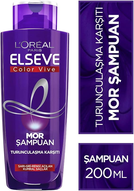 L'Oreal Paris Elseve Turunculaşma Karşıtı Mor Şampuan 200 ml