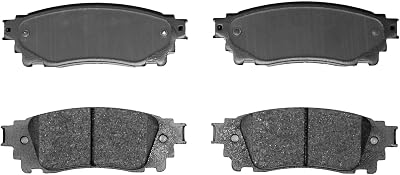 AD1805 ADVICS Ultra-Premium Ceramic Disc Brake Pad Set - Compatible with Select Lexus ES350, NX300h, RX350, UX250h; Toyota Avalon, C-HR, Camry, Corolla Cross, Prius, RAV4, Venza  More; REAR