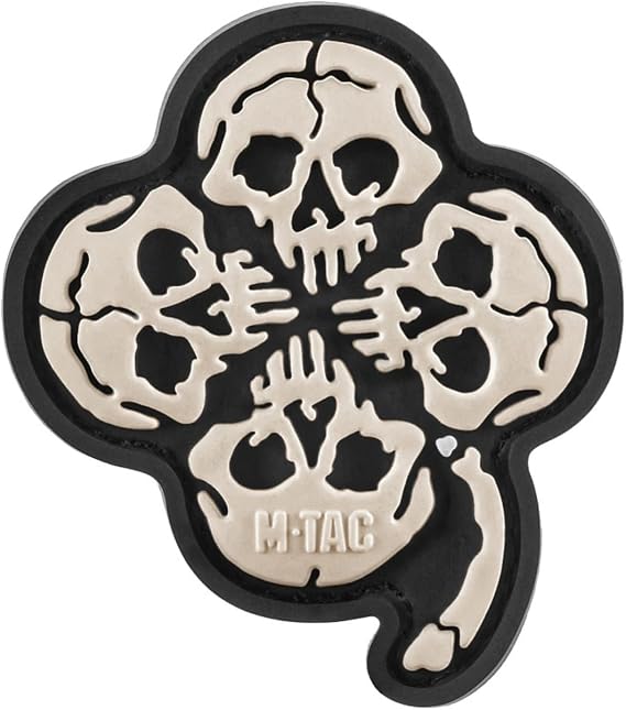 M-Tac Morale Patch 3D PVC - Tactical Skull Patch Military Hook Fasteners, Patches for Backpacks, Hats - Funny Patches