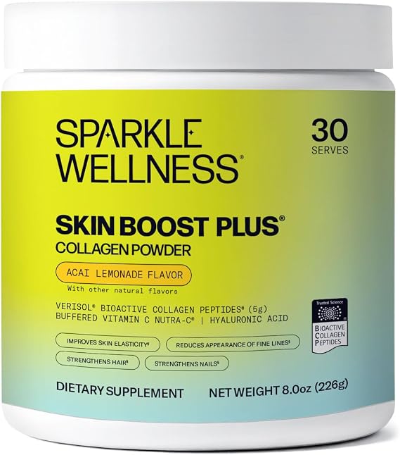 Sparkle Wellness Skin Boost Plus VERISOL Collagen Beauty (Acai Lemonade)
