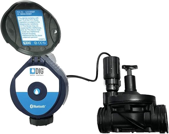 DIG 410BT-100 Battery Powered Bluetooth Controller w/ 1" in-Line Valve