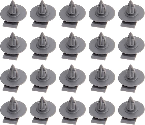 20pcs Rivet Clips Fasteners Mud Flaps Bumper Fender Clips Arch Trim Clips Exterior Plastic
