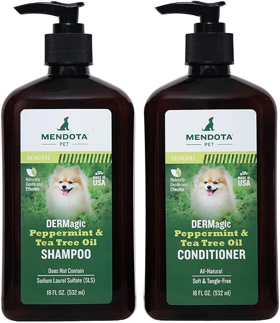 DERMagic Peppermint & Tea Tree Oil Shampoo & Conditioner 18 fl. oz.