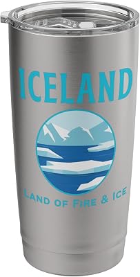 Icelandic Blue Icebergs & Iceland Lagoons Tops, Tees & Gear Stainless Steel Insulated Tumbler